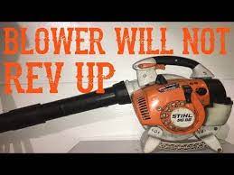How To Quickly Repair A Stihl Leaf Blower That Won T Rev Up Video Youtube Stihl Repair Lawn Mower Repair