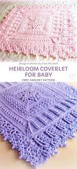 Baby Blankets With Cute Crochet Edgings Pattern Center Crochet Baby Blanket Free Pattern Crochet Baby Patterns Baby Blanket Crochet Pattern