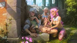 Elf Girl Cum Art Erotic Scene