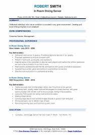 Your warm, personal attention and knowledge of our outstanding offerings makes guests feel unique and valued. In Room Dining Server Resume Samples Qwikresume