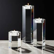 Votive crystal candle holders pillar table centerpiece for wedding dinner decor. Buy Candle Holders Online In Uae Cb2 Uae