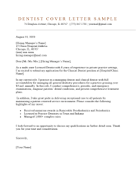 Writing a good cover letter is about much more than friendly. Dentist Cover Letter Sample To Download Resume Genius