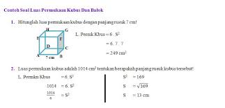 Berikut contoh soal bangun ruang yang untuk latihan. Kumpulan Soal Luas Gabungan Bangun Datar Coretan Guru