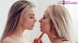 Hot blonde Hungarian lesbians dive deep into each others pussies