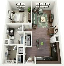Why Do We Need 3d House Plan Before Starting The Project Apartment Layout One Bedroom Apartment Small House Plans