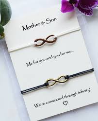 Mother Son Bond Mother Son Infinity Mother And Sons Gift Mommy Son Gift Mother S Day From Son Matching Bracelets Mot In 2020 Son Gift Mother Son Gift Mother Son