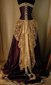 See more ideas about ball gowns, dresses, victorian corset dress. Juliet Cadbury Purple Bridal Gown With Steel Boned Corset Fashion Dresses Victorian Dress