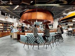 12 Nyc Restaurants Serve Up Hot Design Restaurant Design Food Court Design Nyc Restaurants