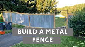 A time lapse of me building a fence frame for something. How To Build A Metal Fence Corrugated Roofing Youtube