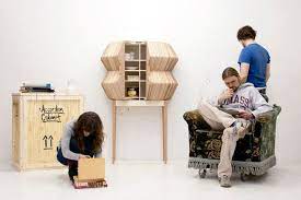 Creative Storage Furniture Design Of Accordion Cabinet By Elisa Sebastian Storage Furniture Design Design Creative Storage
