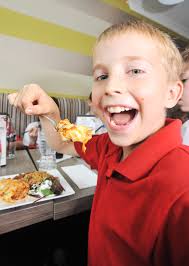 Pupils sink their teeth into something spicy and hot