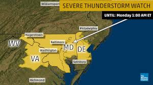 In illinois this watch includes 9 counties. New Severe Thunderstorm Watch Issued For The District Of Columbia Delaware Maryland Northern Virginia And The Ea The Weather Channel Scoopnest