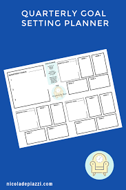 Quarterly Goal Setting Planner Time Management Tips Mindset Coaching Business Goals