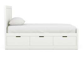 Packaging was comprised of 3 boxes (frame, trundle, drawers), each with its own assortment of nuts and bolts totalling over 100 pieces. Carolwood Twin Storage Bed Beds Twin Storage Bed White Bed Frame Storage Bed