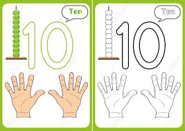 These are excellent resources for esl, efl teachers, parents and educators of young learners. Learning The Numbers 0 10 Flash Cards Educational Preschool Royalty Free Cliparts Vectors And Stock Illustration Image 93331259