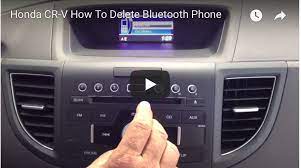 For more information on how to do this, please click here. 2013 Honda Cr V How To Delete Paired Phone