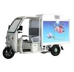 Small Refrigerated Van Vegetable Transport Truck Fruit Truck Mobile Fruit  Freezer