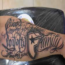 Personalize it with photos & text or purchase as is! Tattoo Uploaded By Art Ruiz Blood Makes You Related Loyalty Makes You Family 501801 Tattoodo