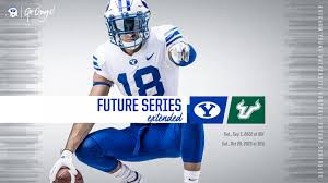 In compliance with university guidelines and protocols, masks are required at all times, in all areas of byu campus, including lavell. Byu South Florida Extend Football Series Through 2023 Byucougars Com