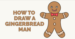 Click the blank gingerbread man coloring pages to view printable version or color it online (compatible with ipad and android tablets). How To Draw A Gingerbread Man Really Easy Drawing Tutorial