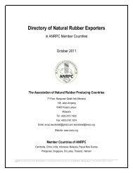 (pte) ltd, kuala krai has invested heavily in pollution control to preserve the quality of environment. Directory Of Natural Rubber Exporters