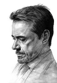 Robert Downey Jr Marvel Art Drawings Avengers Drawings Portrait Drawing