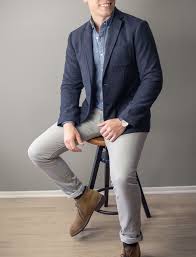 The line has flourished over the years to become one of the western industry's most popular brands and produces a complete collection of high quality suited separates, sport coats, slacks, dress shirts, and ties. Fall Getup Week The Modular Fall Lunch Date 5 Variations Primer Chambray Shirt Outfits Sports Coat And Jeans Sport Coat Outfit