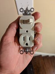When replacing an outlet receptacle or light switch it's possible to turn off an individual circuit. Can I Replace This Light Switch With A Switch Outlet Combination Home Improvement Stack Exchange