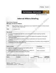 Therefore to simplify everything for, you can download free examples here. Briefing Paper Template Department Of Internal Affairs