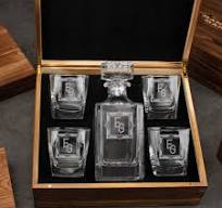 Personalized Whiskey Decanter Set - Manly Man Co.