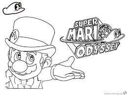 View Super Mario Odyssey Coloring Pages Pics