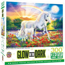 Footloose blockbuster 500 piece jigsaw puzzle 18 x 24 blockbuster poster. Masterpieces Inc Bedtime Stories Unicorns 300 Piece Large Ez Grip Glow In The Dark Jigsaw Puzzle Target