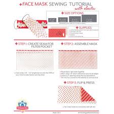 This free face mask pattern features a removable filter pocket so you can change the filter and wash the mask. Face Mask With Elastic Free Pdf Pattern Fat Quarter Shop