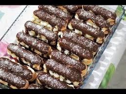 Ekler Pasta Tarifi Kedi Dili Ile Youtube Pasta Tarifleri Gida Pasta