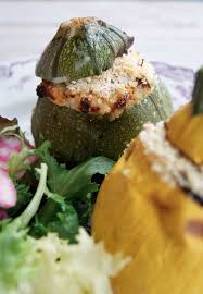 Courgettes Rondes Farcies A La Ricotta Menthe Meg Cook Courgette Ronde Farcie Courgette Ronde Recette Courgette Ronde