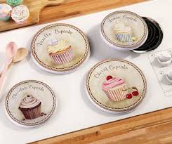 Cupcake Kitchen Burner Covers Cupcake Kitchen Decor Bakery Kitchen Burner Covers