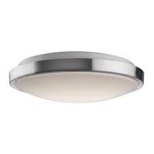 We're the team of experts you trust to help find perfect lighting solutions that fit your style and budget. Artcraft Lighting Low Profile Led Flushmount Brushed Nickel Ceiling Light Lowe S Canada