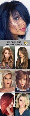 Divided long bangs this cut is perfect if you like the look of hair split down the middle but find it too severe for your features. 36 Easy Styling And Cute Side Bangs Lovehairstyles Com
