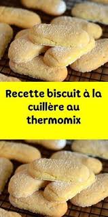 Recette Biscuit A La Cuillere Au Thermomix En 2020 Idee Recette Thermomix Recette Recette Biscuit