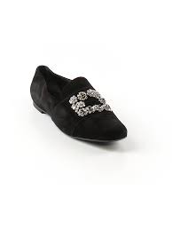 details about roger vivier women black flats us 10