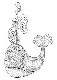 Mindfulness Coloring Whale In 2020 Whale Coloring Pages Animal Coloring Pages Coloring Pages