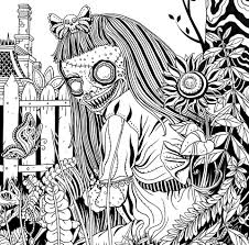 The beauty of horror coloring book series. Facebook