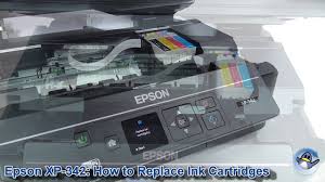 Download / installation procedures important: Epson Xp 342 How To Replace Ink Cartridges Youtube