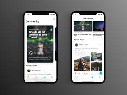 Nature Watch Community Hd Ios App Design App Design Ios App Development