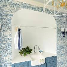 Our farmhouse laundry room is completely finished.man it feels good to type that. Laundry Room Wallpaper Design Ideas