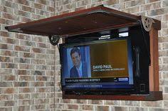 Mar 17, 2015 · super simple outdoor tv cabinet made for 50 tv out of pressure treated lumber and some barn style hardware. 25 Best Outdoor Tv Case Ideas In 2021 Outdoor Tv Outdoor Tv Cabinet Tv Cabinets