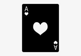 Tips for passing cards in hearts. Ace Hearts Card Blackboard Sticker Ace Of Hearts Card Black 374x492 Png Download Pngkit