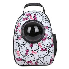 Astronot Kedi Kopek Sirt Tasima Cantasi Kamarali 43x33x27 Desen