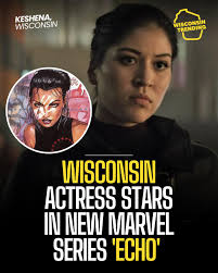 Wisconsin actress Alaqua Cox landed her breakthrough role as Maya Lopez,  aka Echo, within the Marvel Cinematic Universe in the Disney+ series  “Hawkeye” in 2021. The studio was looking for a young