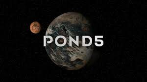 Slow Zoom In To Alien Planet With Moon Alpha Channel Included Stock Footage Planet Moon Alien Slow Alien Planet Planets With Moons Planets